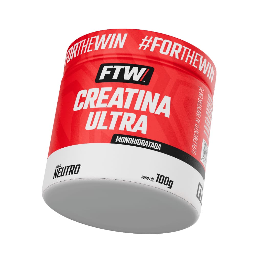 FTW Creatina Ultra Pote 100g - Energia, Força Muscular - Sabor Neutro