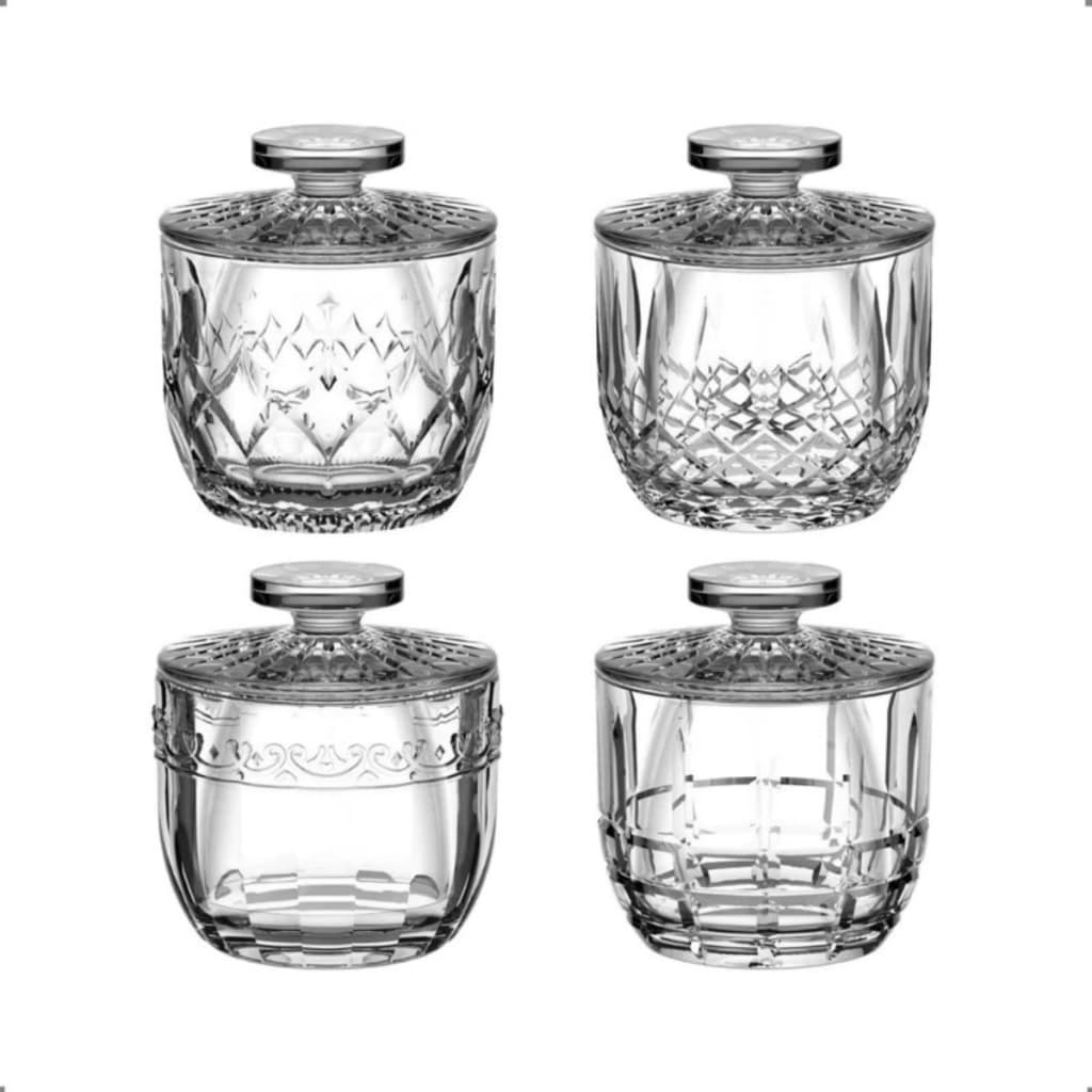 Manteigueira Vidro Elegante para Mesa Posta