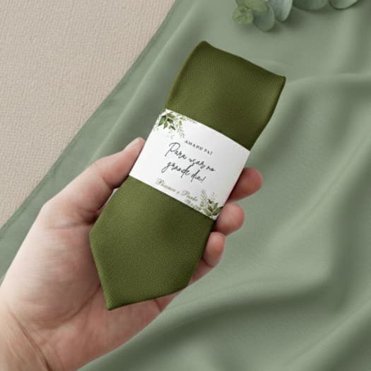 Tag para gravata dos padrinhos de casamento