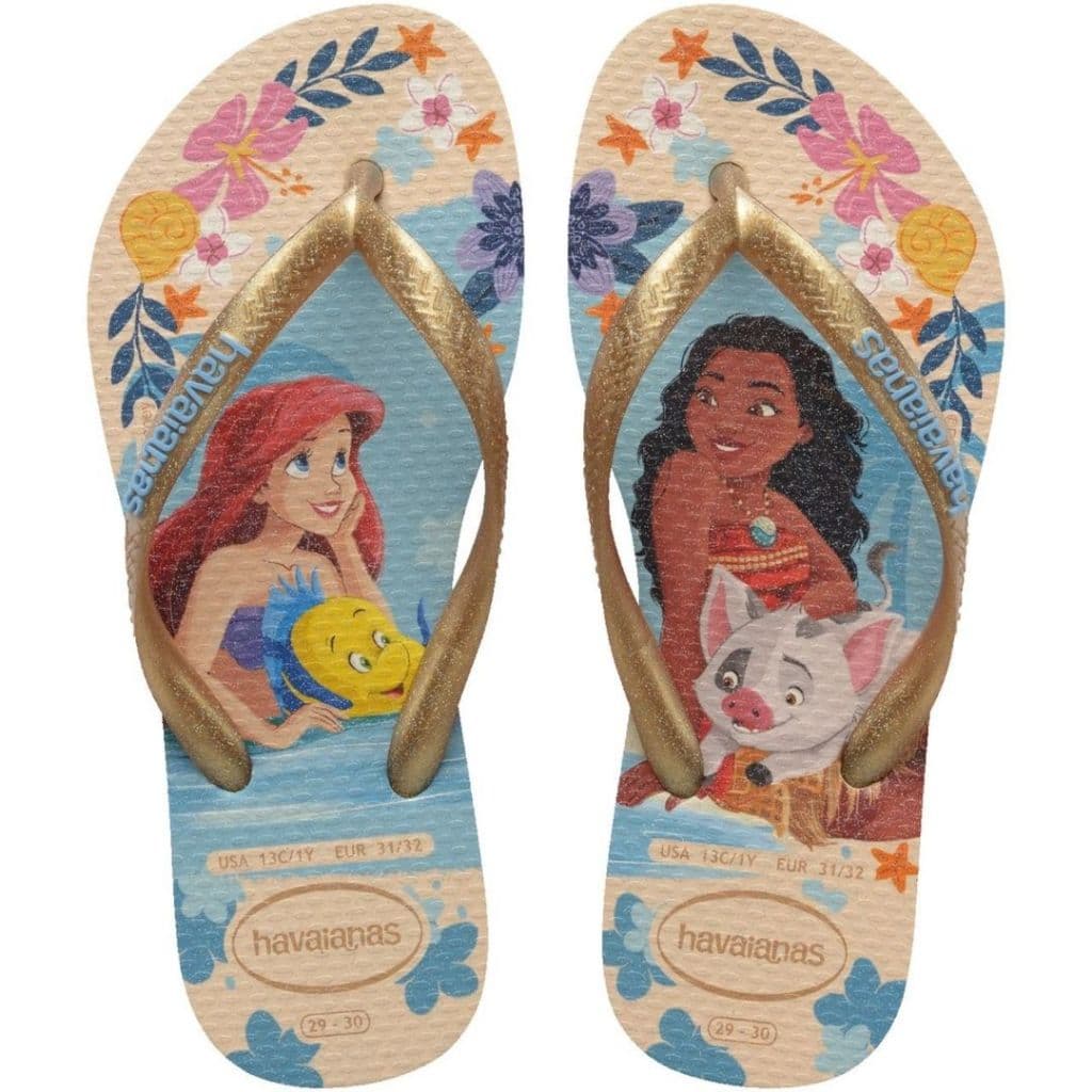 Chinelo Havaianas Slim Princesas Infantil