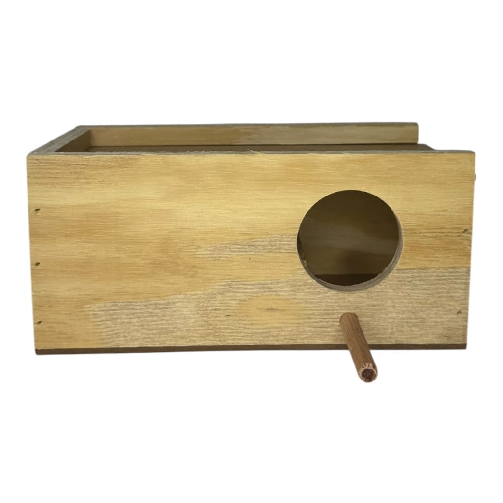 Ninho para Passaro Passarinho Periquito em Madeira