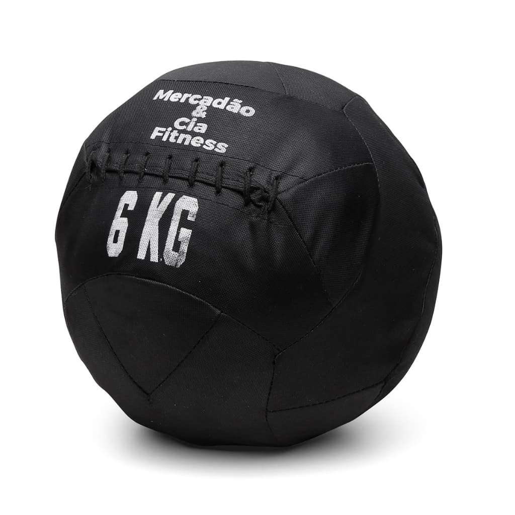 Wall Ball 6kg Mercadão & Cia – Medicine Ball para Crossfit e Funcional