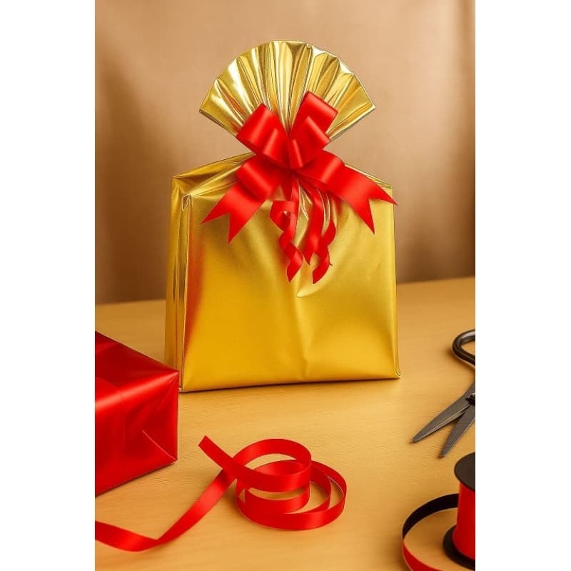 50 sacos para presente 20x30 metalizado estampas variadas