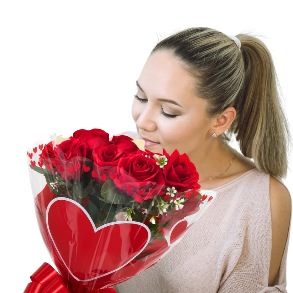 Rosas Vermelhas Para Presentes Buquê Com Cartão Namoradas dia das mães buque de rosas vermelhas