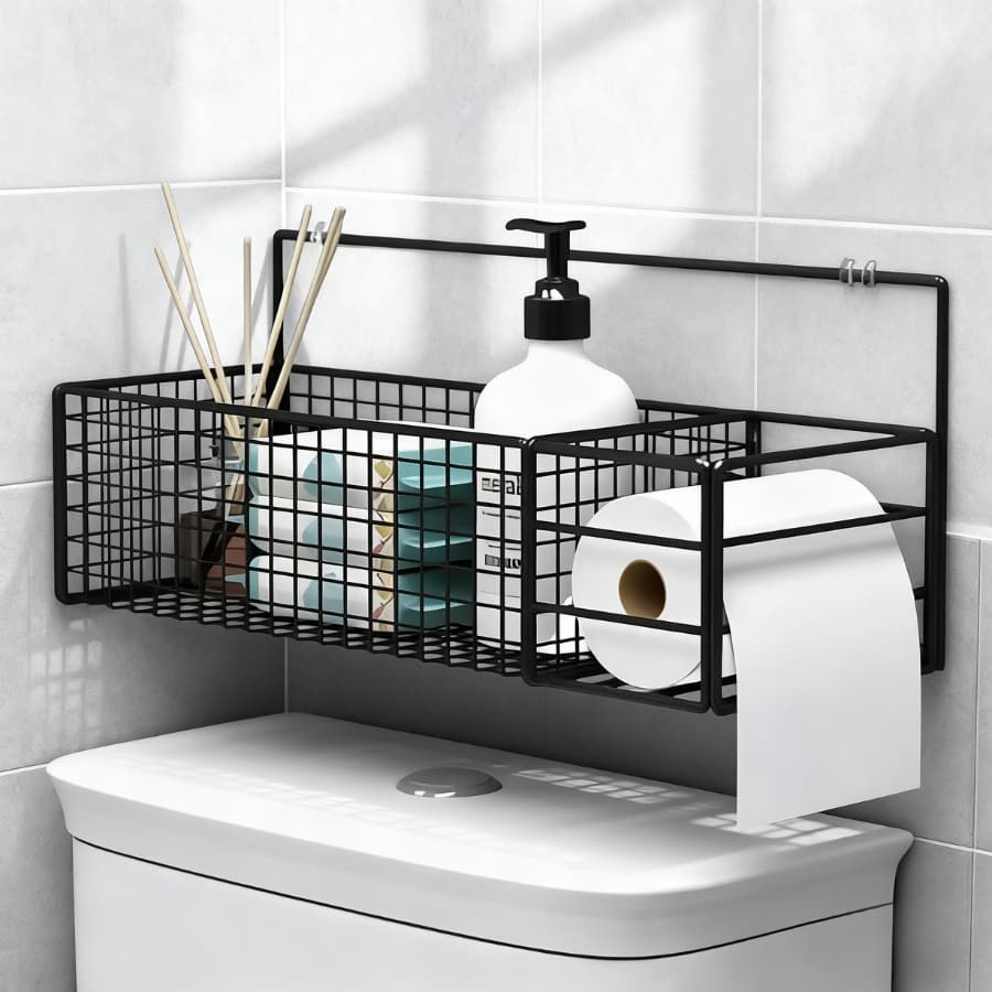 1/2/3 KIT Organizador Prateleira Banheiro Suporte Papel Higiênico Acessórios Banheiro