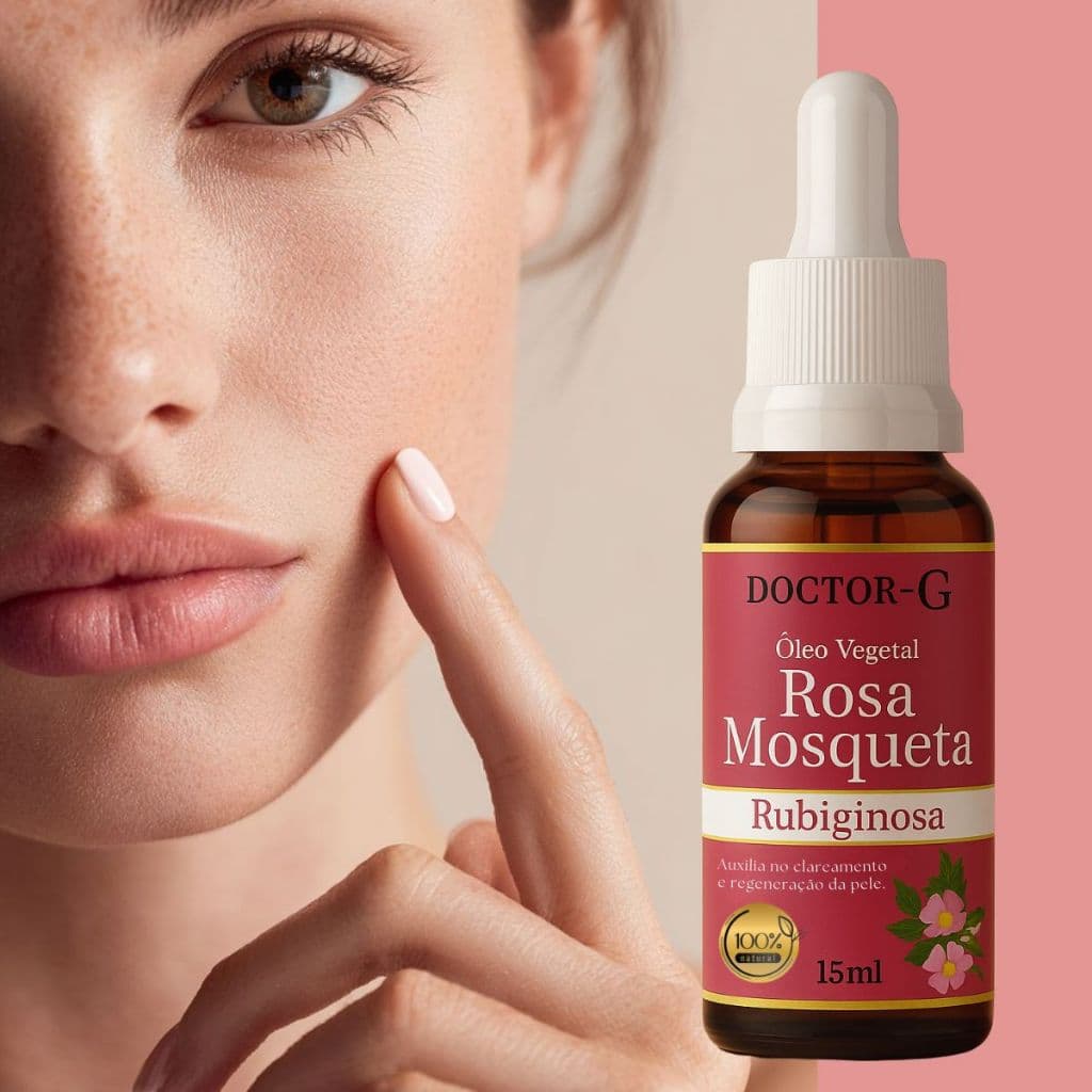Óleo Vegetal de Rosa Mosqueta Rubiginosa |   Natural – Clareia Manchas e Hidrata a Pele