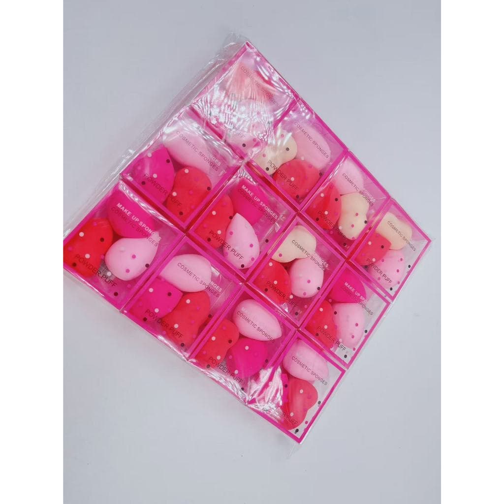 6/12 kits com 18/36 Mini Esponja Esponjinha Para Maquiagem Gota Blender Rosto Base Corretivo Contorno