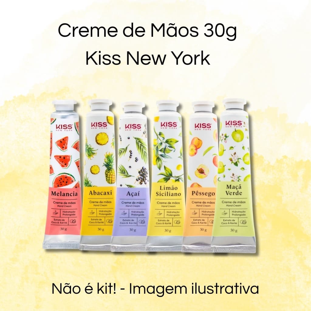 Hidratante para mãos 30g -  Kiss New York