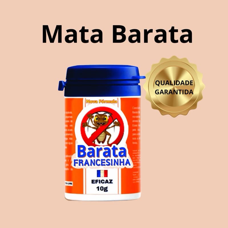 Barata Francesinha-10Gramas-Elimina todas as baratas- fórmula poderosa e eficaz