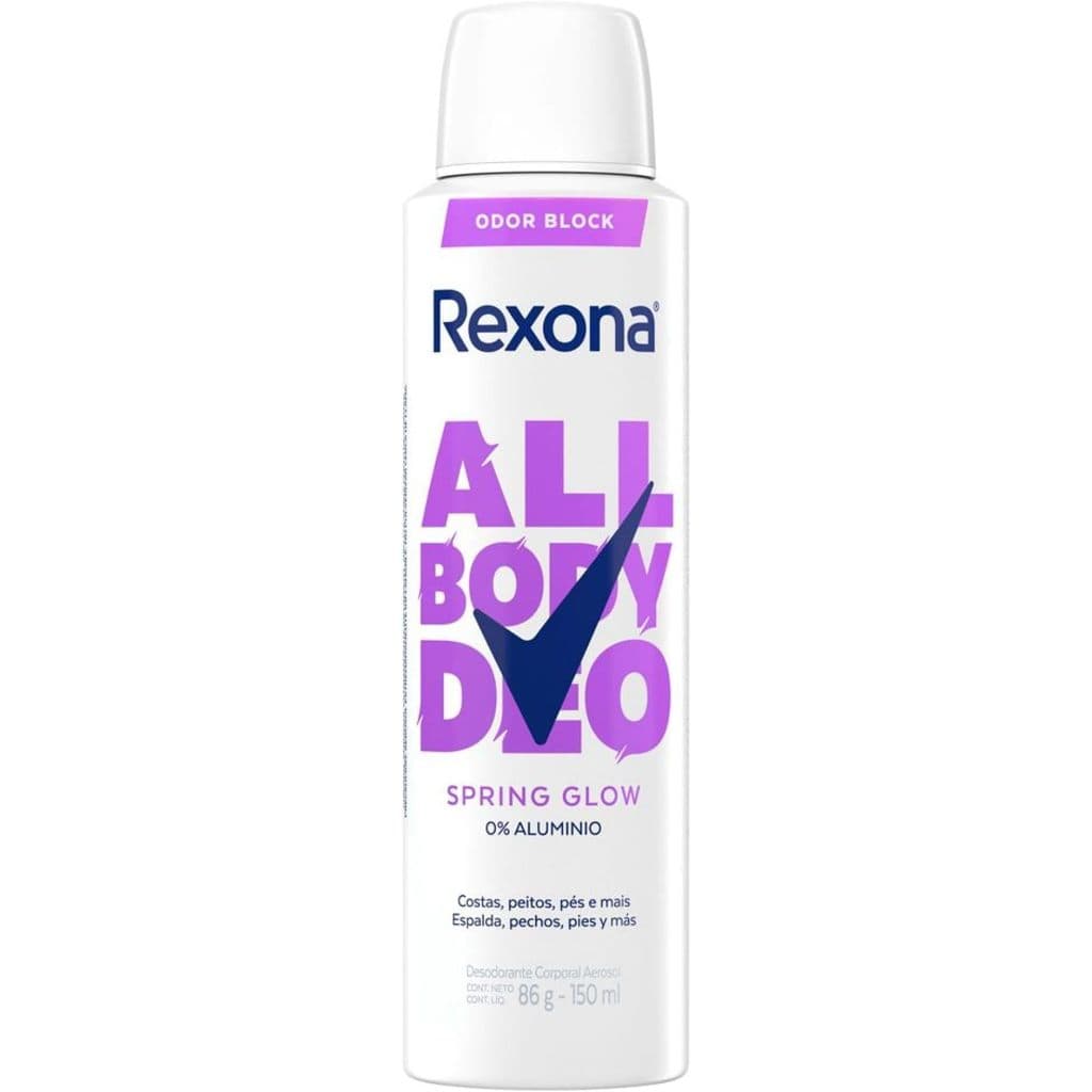 Rexona All Body, Desodorante Corporal Aerossol, Para o Corpo Todo, Spring 150ml