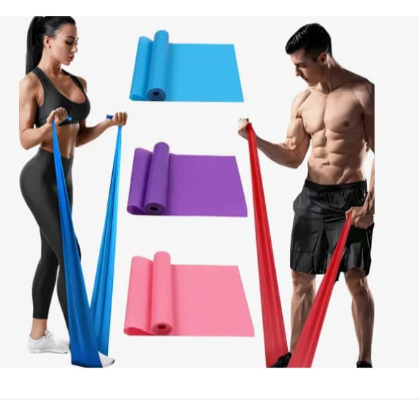 2 Thera Band Faixa Elástica 1,5 Metro Para Exercícios Multifuncionais