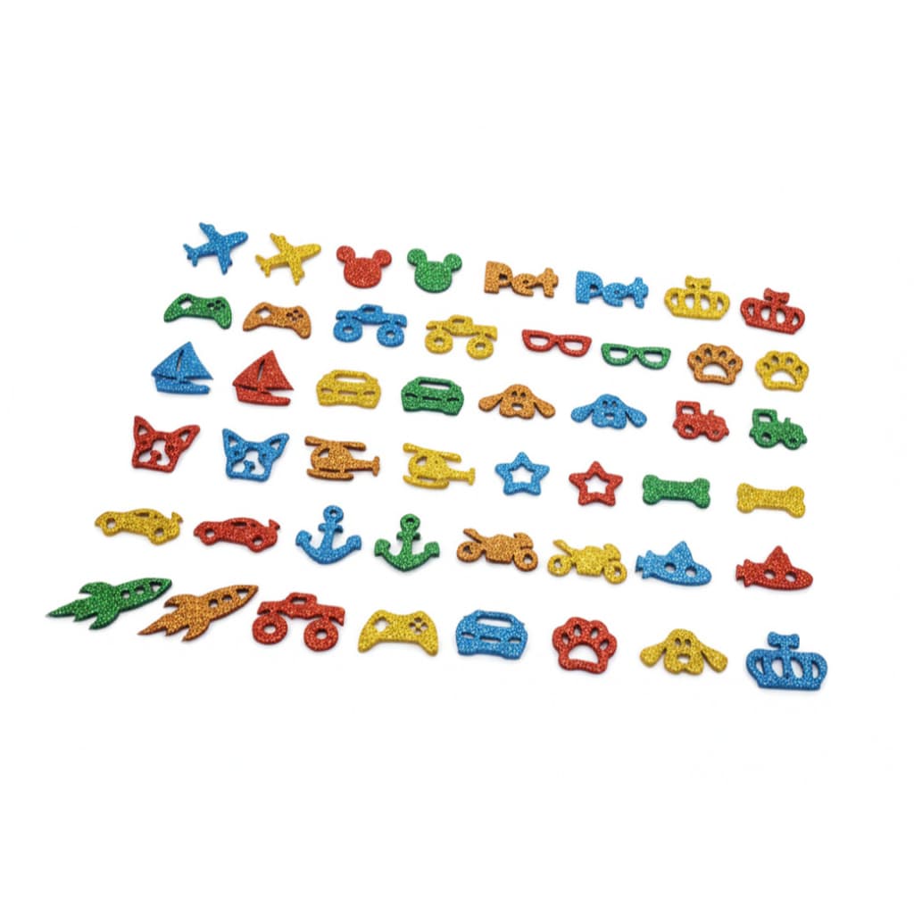 200 Adesivos Pet Coleção Mini Macho Piercings Lacinhos Eva Banho e Tosa Pet Shop