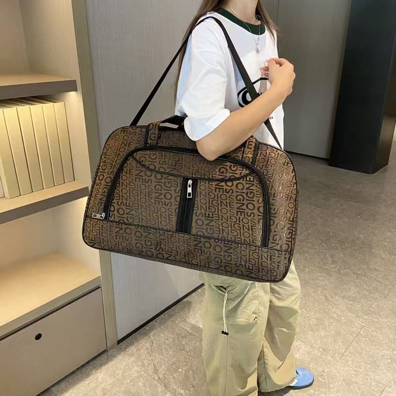 Bolsa Sacola Grande Mala De Viagem Tem Alça De Mão E Transvesal Lona Resistente homens e mulheres