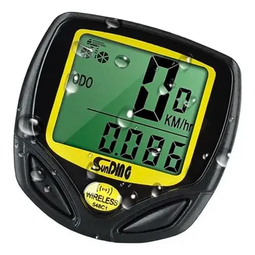 Velocimetro Sunding Wireless Bike Lcd Luz Noturna Speed Mtb SD-548c