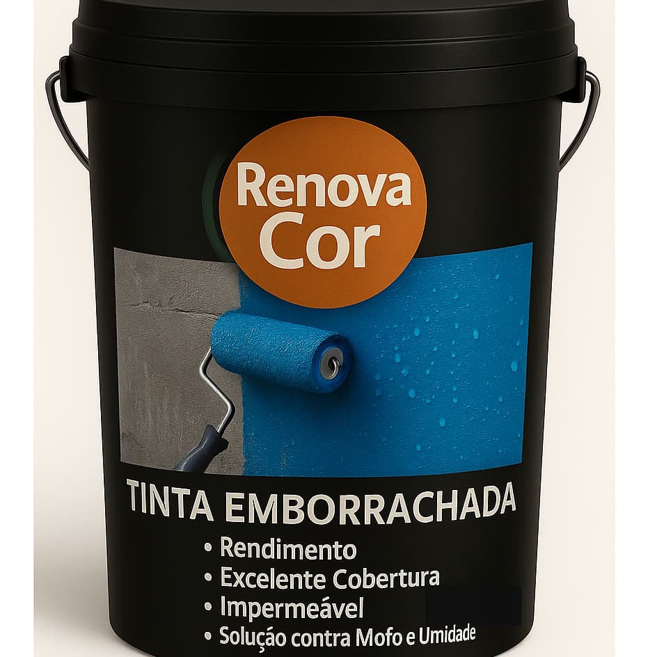 Tinta Emborrachada Contra Infiltração e antimofo 12KG.