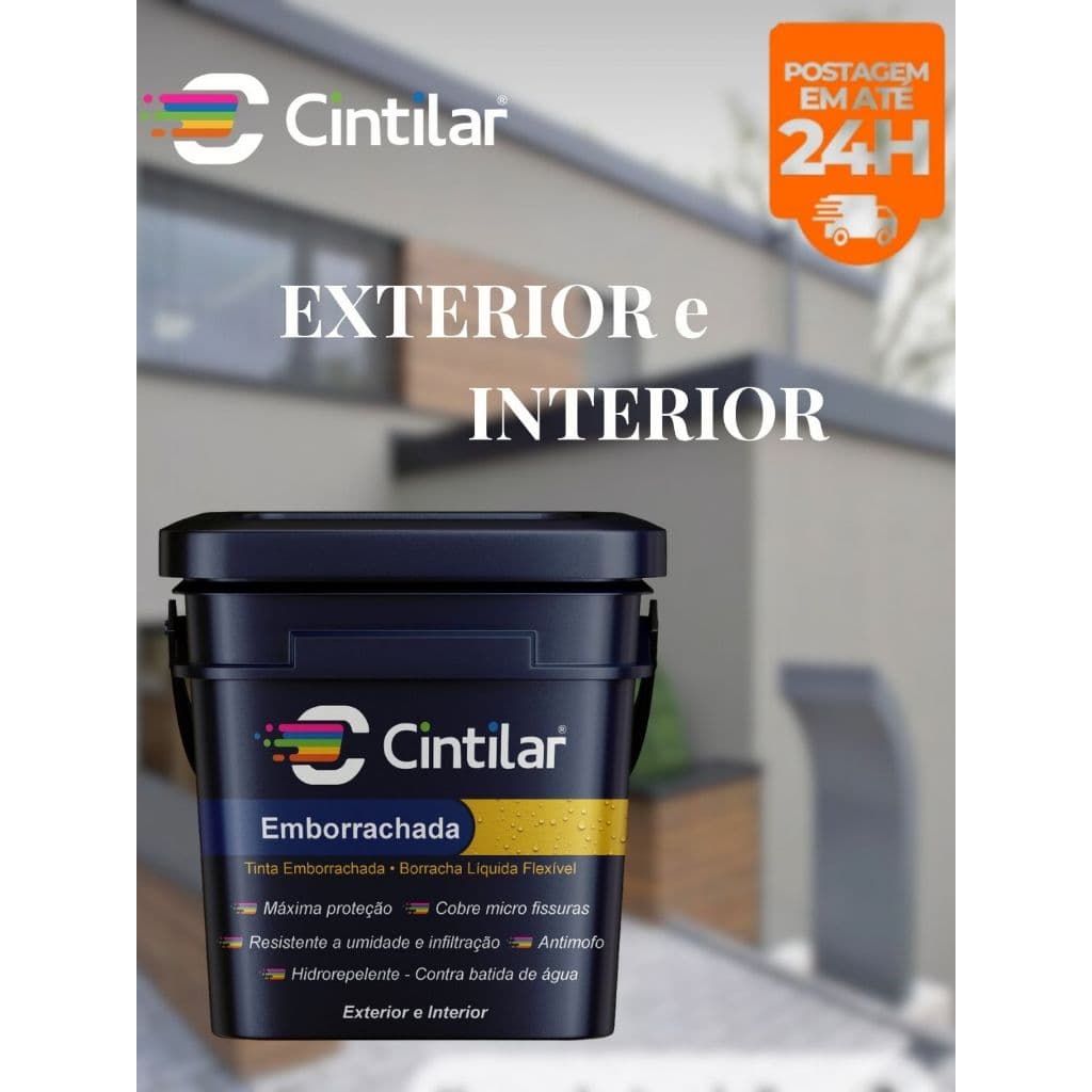 Tinta Emborrachada 18kg Cintilar Lavável Antimofo Impermeável Premium ENVIO EM 24H