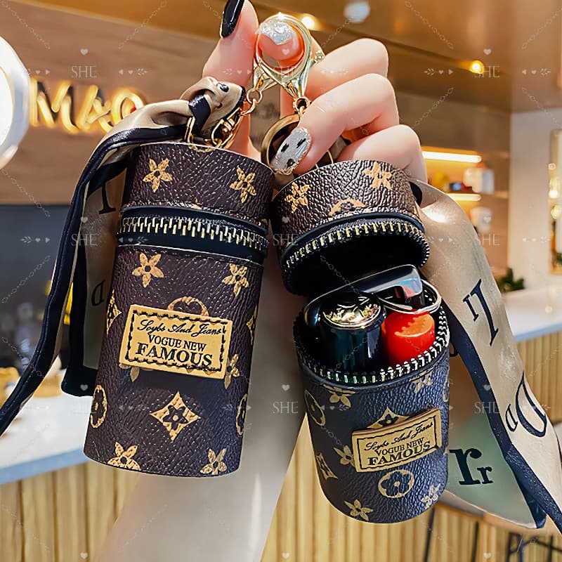 SHE - Chaveiro de Carro, Mini Bolsa Portátil para Batom