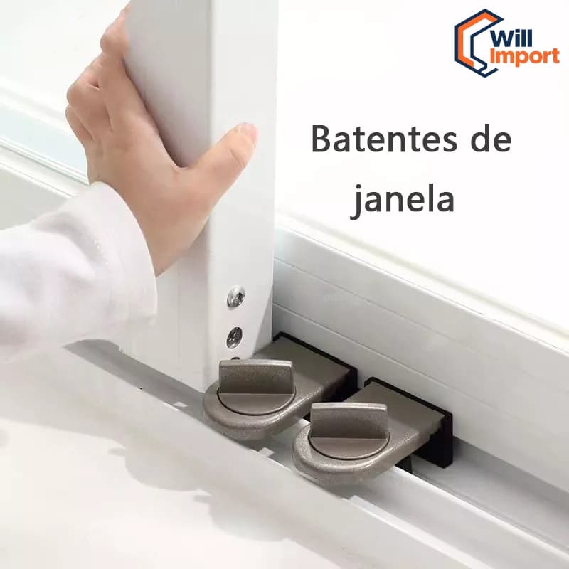 Trava De Segurança P/ Portas E Janelas Deslizantes Basculante De Correr Bloqueador