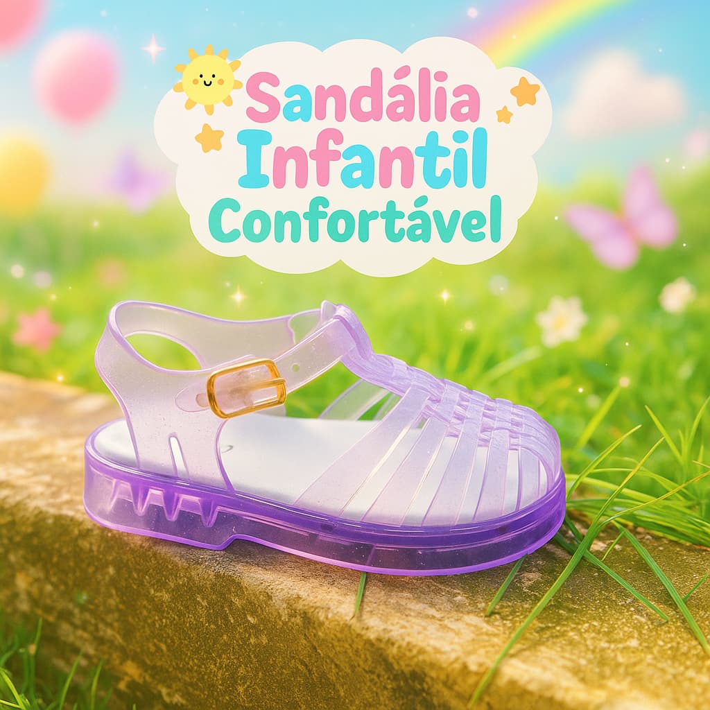 Sandália Baby MEL Fechada Do 17 Ao 24 . ref1