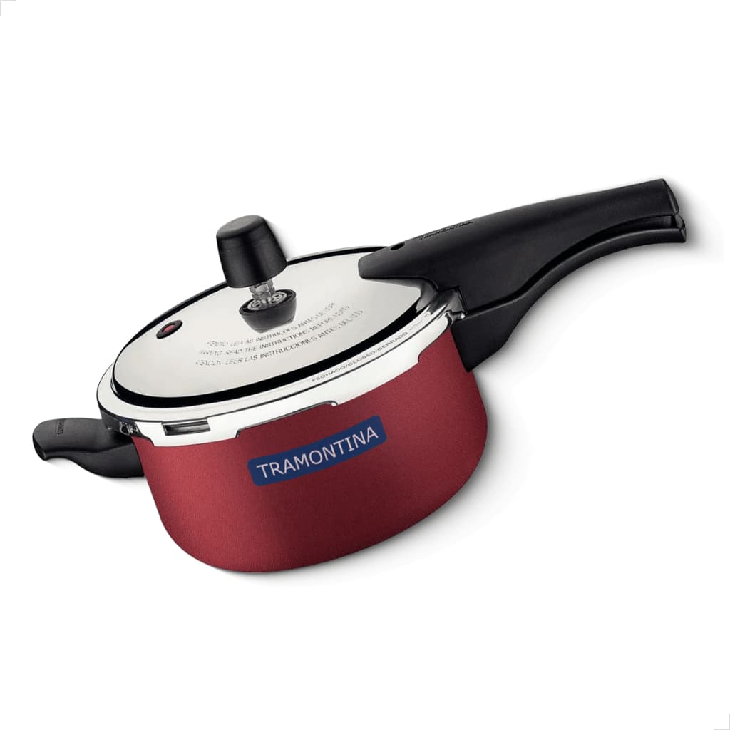 Panela de Pressao Tramontina Vancouver Antiaderente Alumínio Starflon Max 20cm 3L Fechamento Externo
