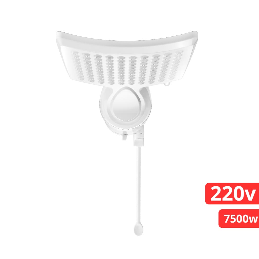 Chuveiro ducha Loren Shower ultra eletrônico Lorenzetti 220v 7500w com haste de temperatura
