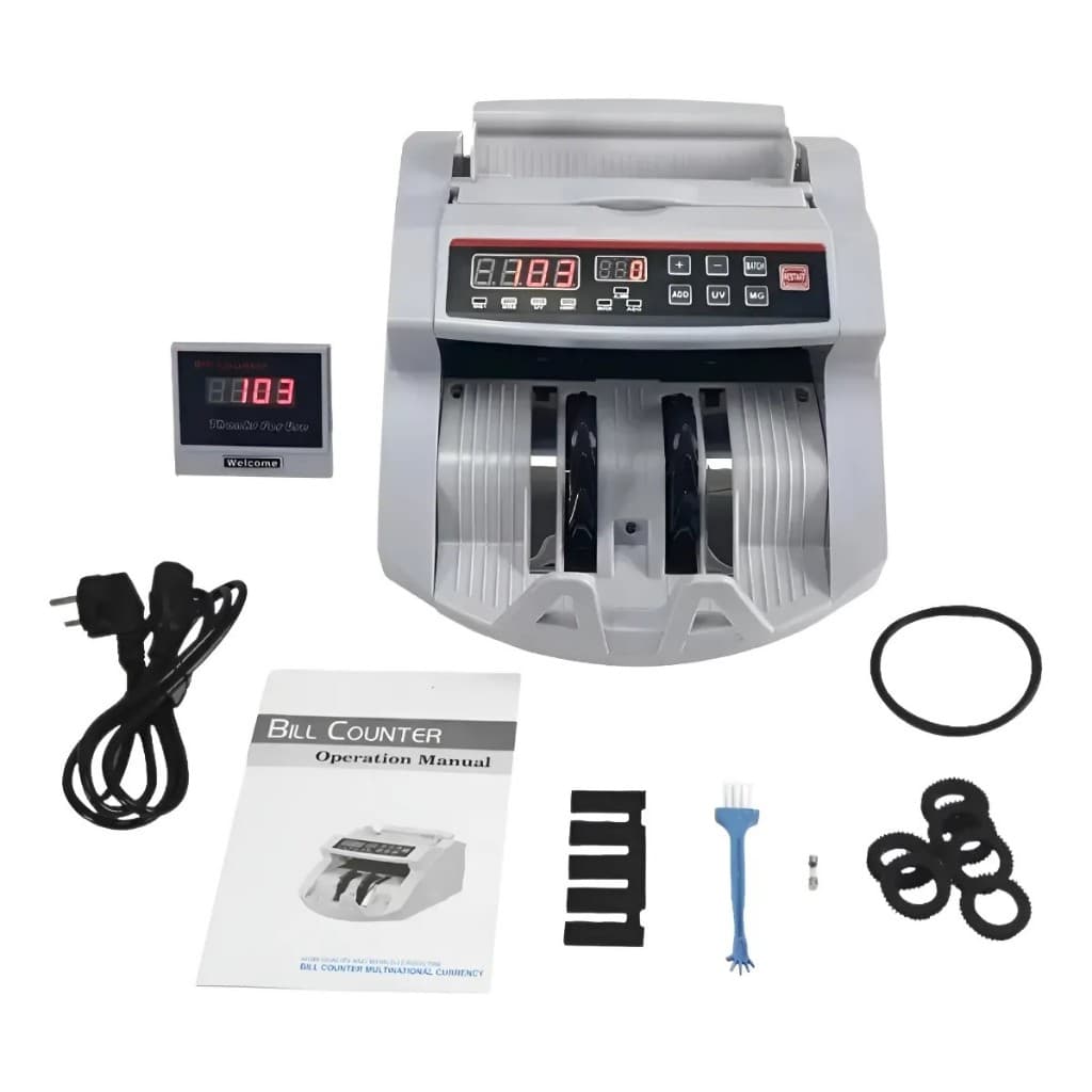 Maquina De Contar Cédulas Detecta Nota Falsa Bivolt