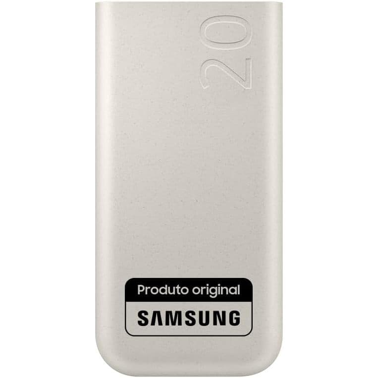 Samsung Bateria Carregador Portatil 3x USB-C 20000mAh Super Rapida 45W EB-P4520X - Bege