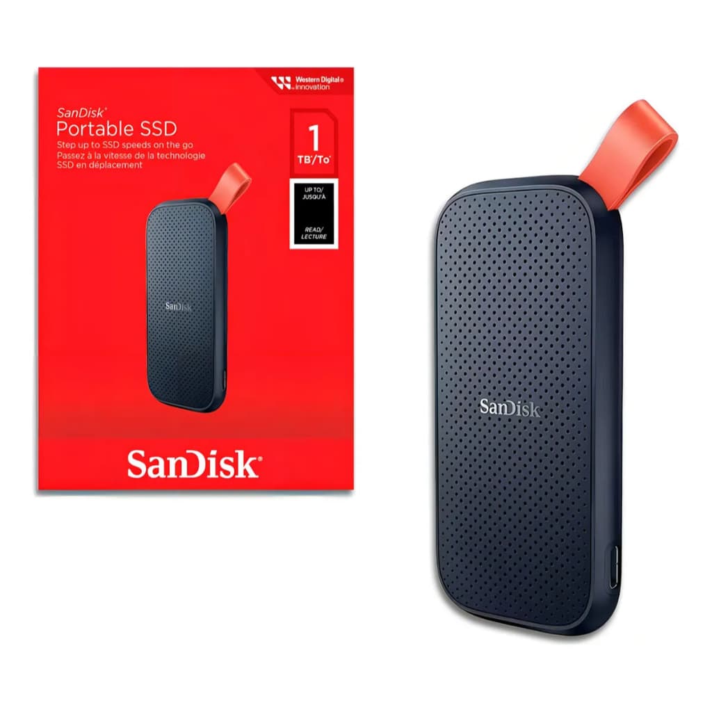 SSD Externo Portátil 1TB Interface USB 3.2 SanDisk Original 1TB 800mb/s Externo USB
