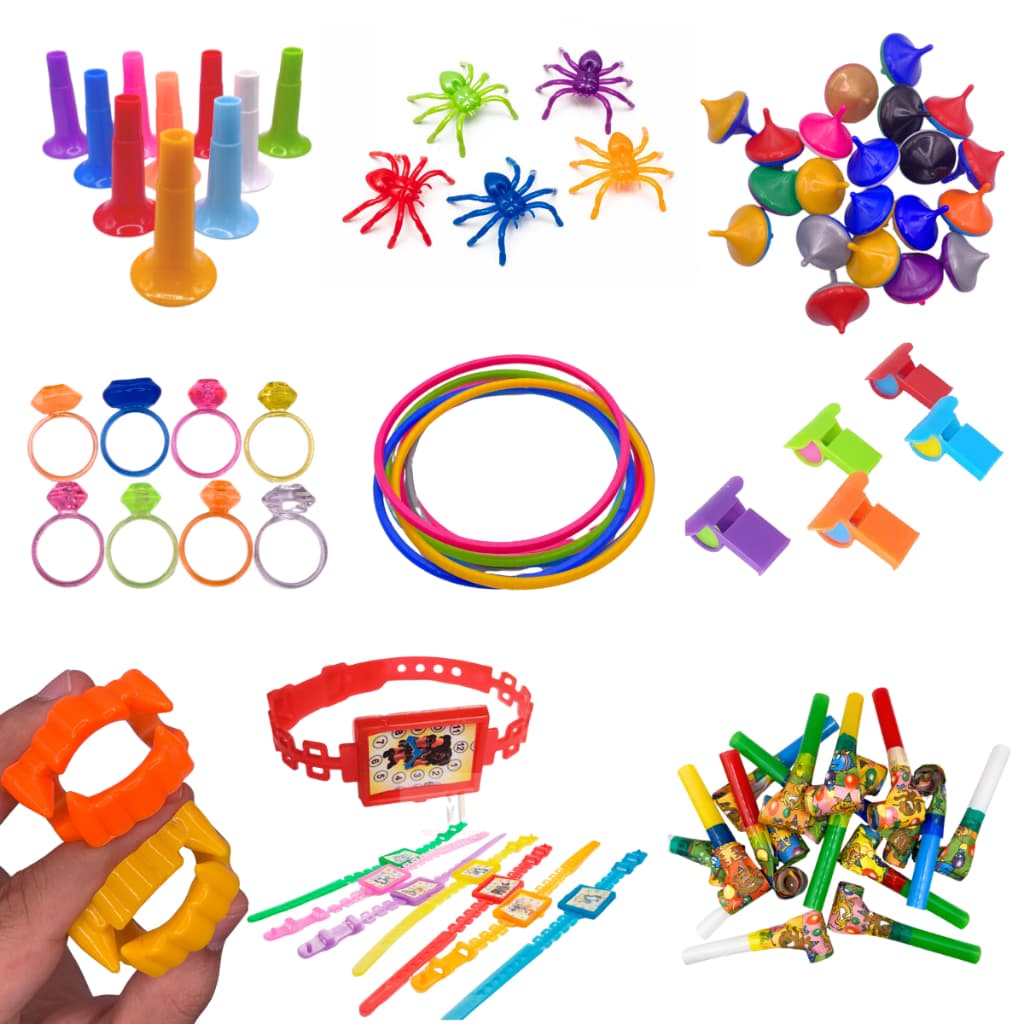 Kit 100 Mini Brinquedos Aniversário Festa Lembrancinha Saquinho Surpresa Dia das Crianças Infantil