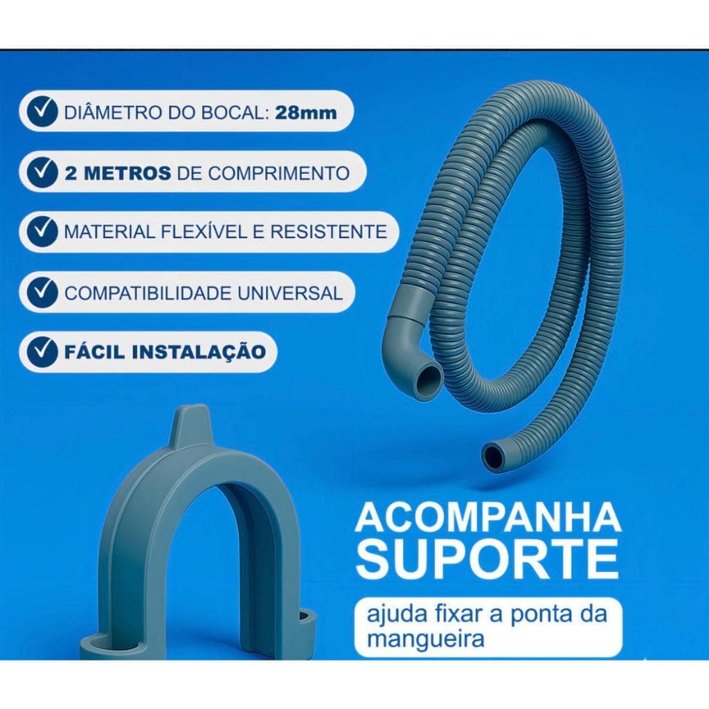 Mangueira Drenagem Saída água Lava Louças Brastemp/Eletrolux