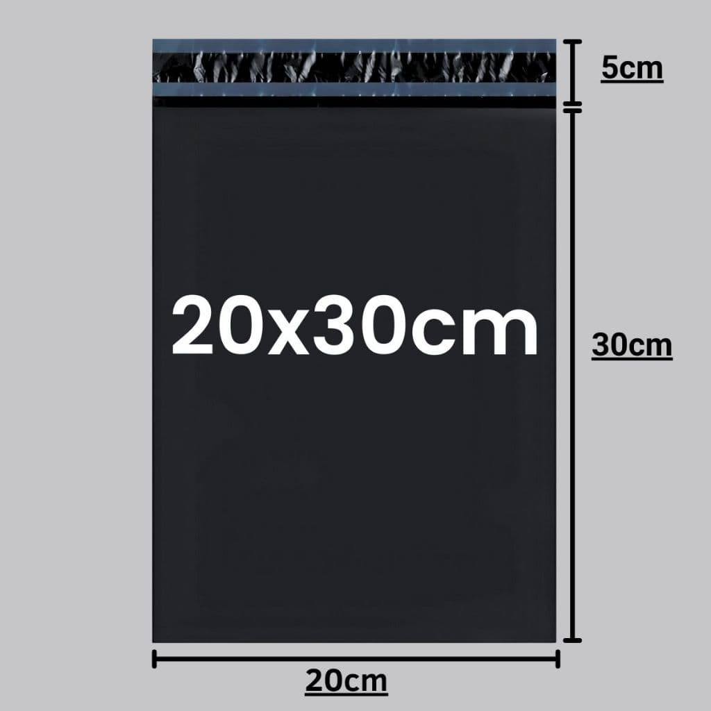 Envelope de Segurança Preto 20X30 E-Commerce Lacre Auto Colante Impermeável