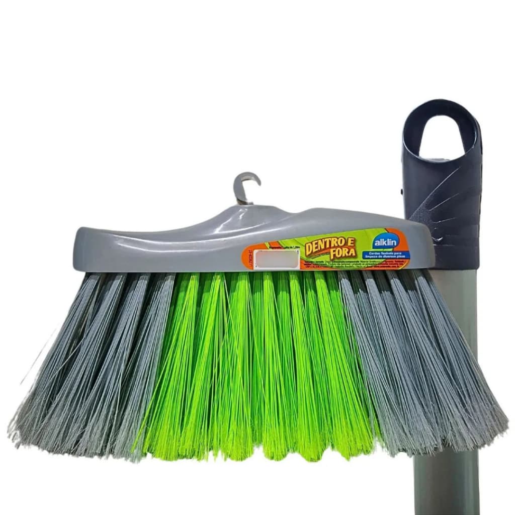 Vassoura com Cabo Dentro e Fora Alklin Premium