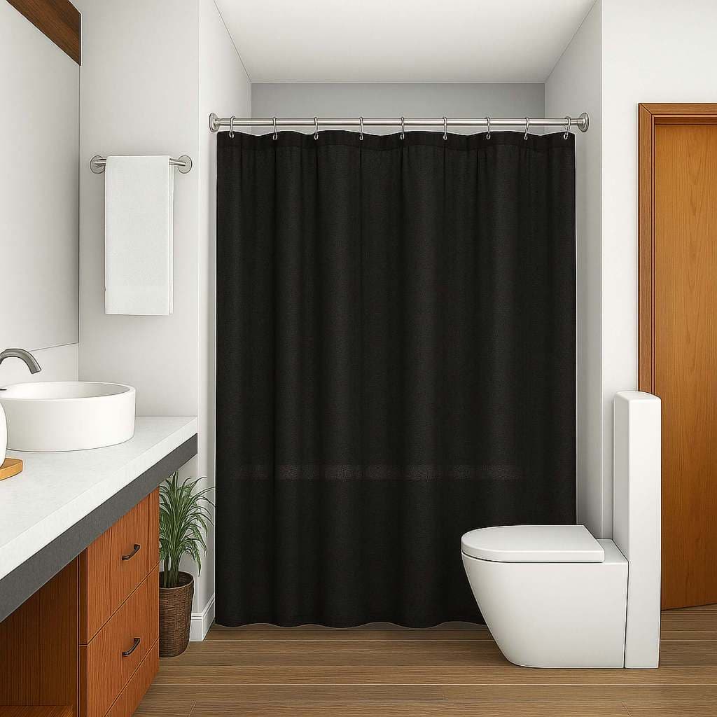 Cortina Box de Tecido Poliéster com Gancho Diversas Cores