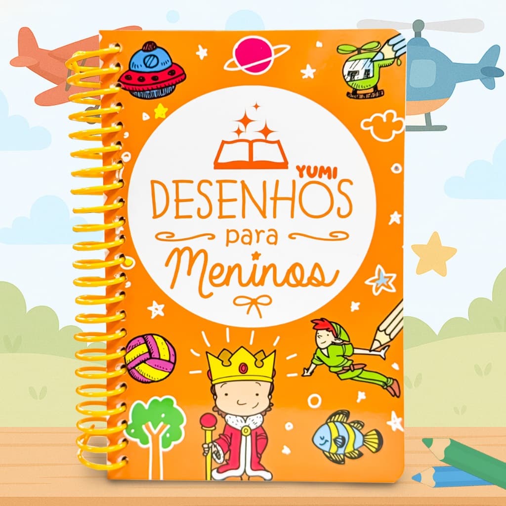 Livro Infantil 365 Desenhos Para Meninos Livro Educativo para Crianças