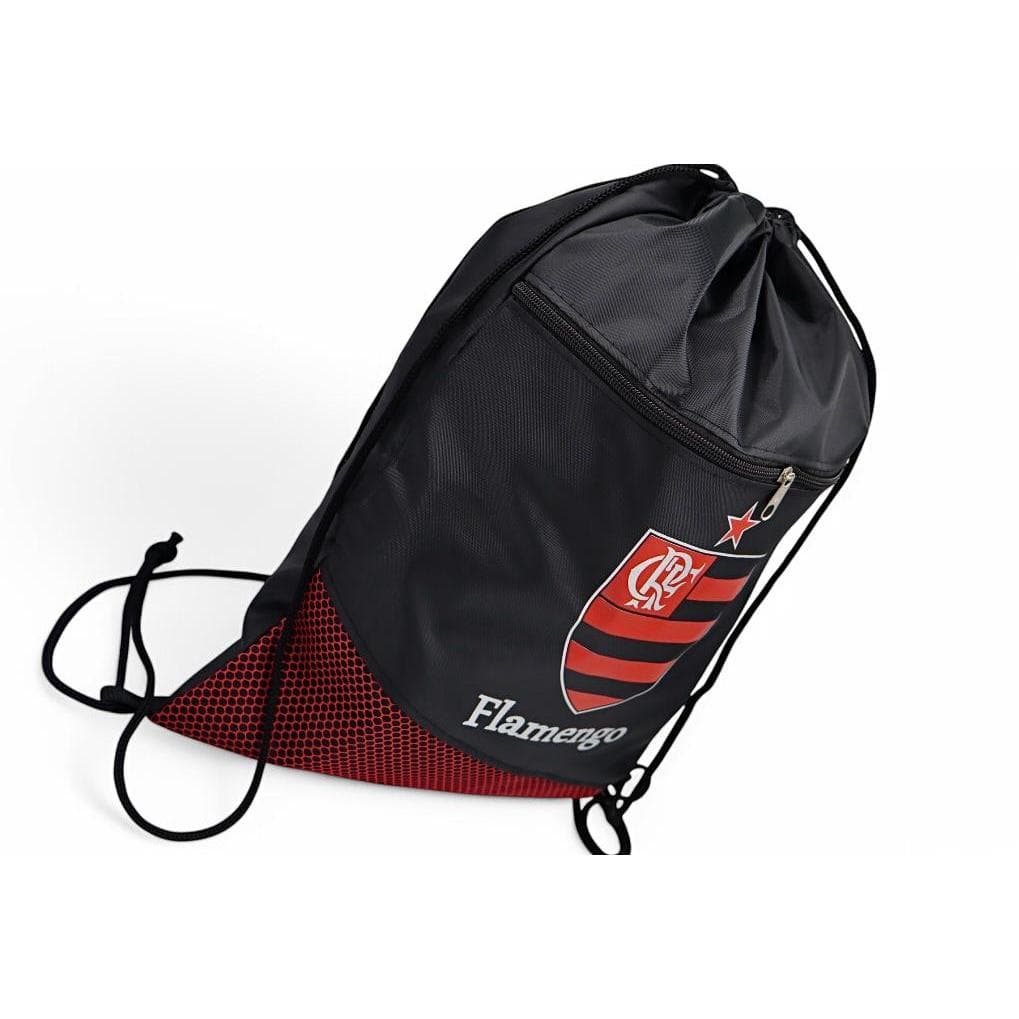 Mochila Saco Academia Esportiva Times de Futebol Masculina Fecho Cordão