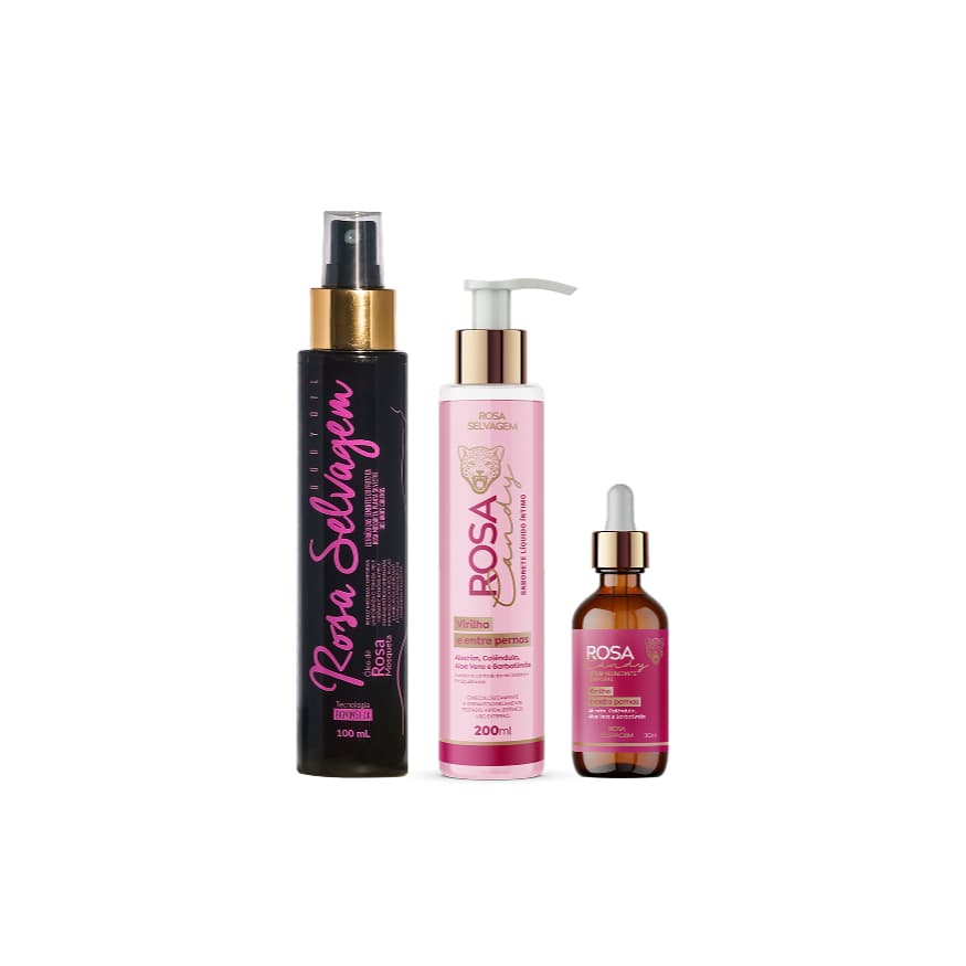 Kit Rosa Candy - Clareador de PPK - Rosa Selvagem