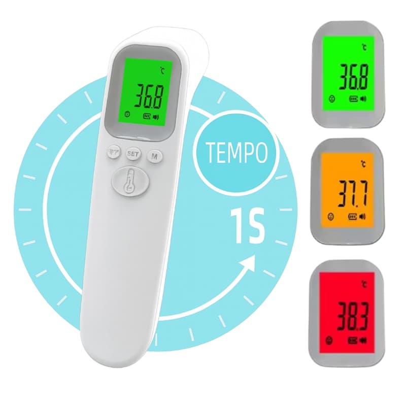 Termômetro Digital Infravermelho Sem Contato Testa Precisão Medição Rápida Médico Clínico