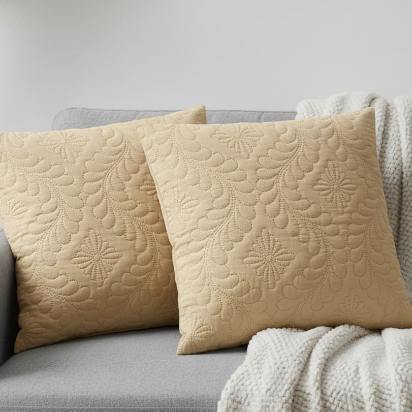 Kit 2 Capas De Almofada 40cmx40cm Matelada Ultrassônico