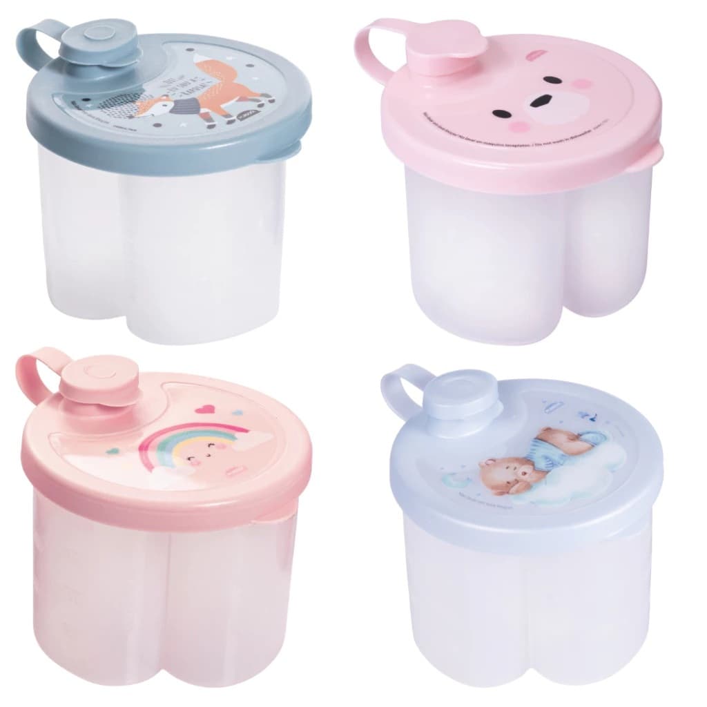 Pote Dosador de Leite em Pó Infantil 300ml BPA Free com Tampa Rotativa