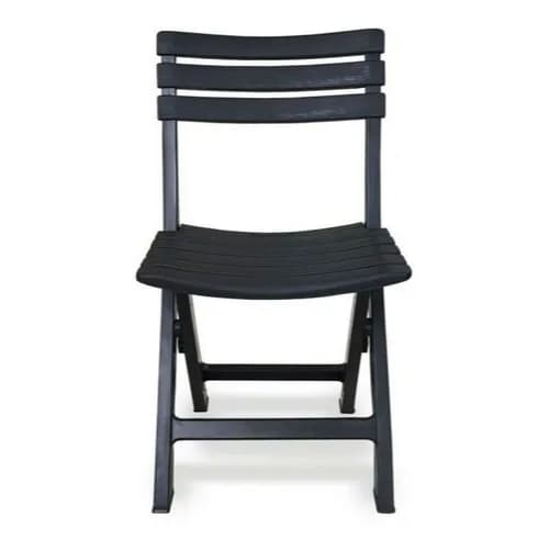 Cadeira De Plastico Dobravel Imitação De Madeira Para Barzinho Restaurante Area Modelo Rustico