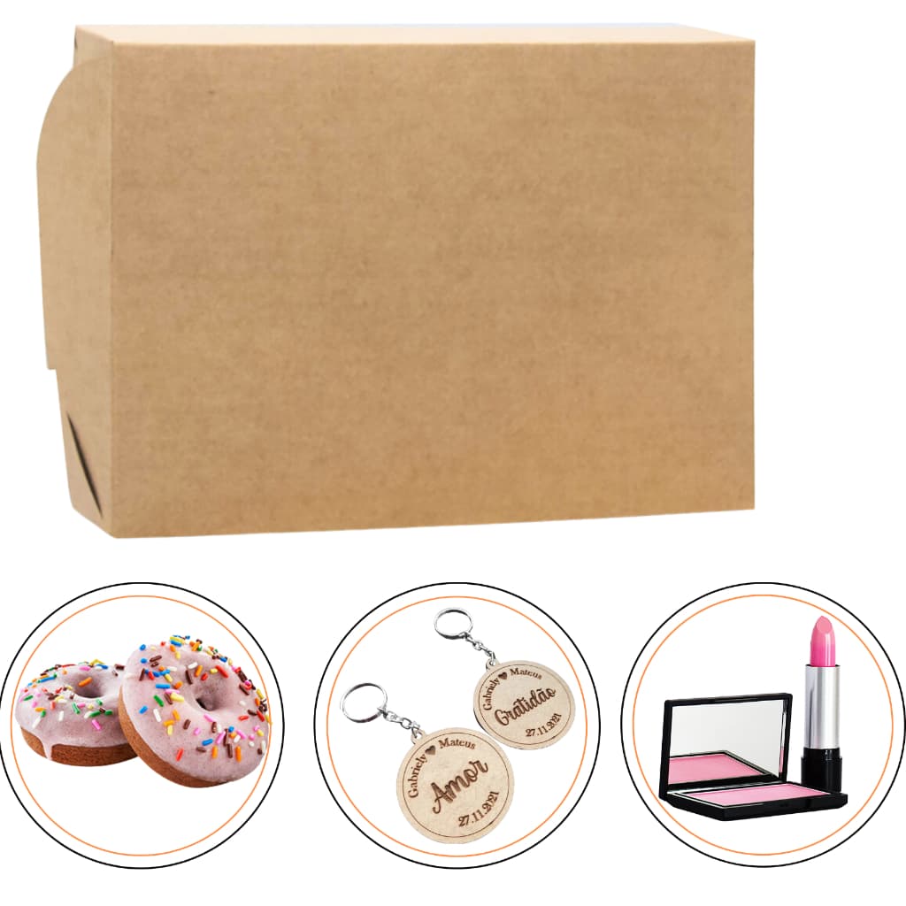 20 Caixas De Presente 15x11x3,5| Retangulares