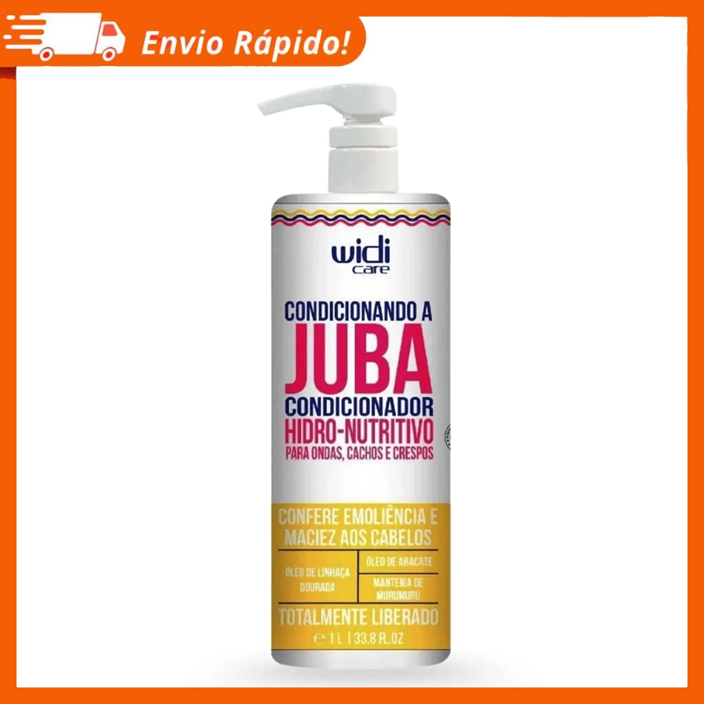 Condicionando A Juba 1 Litro Condicionador Hidro-nutritivo Widi Care