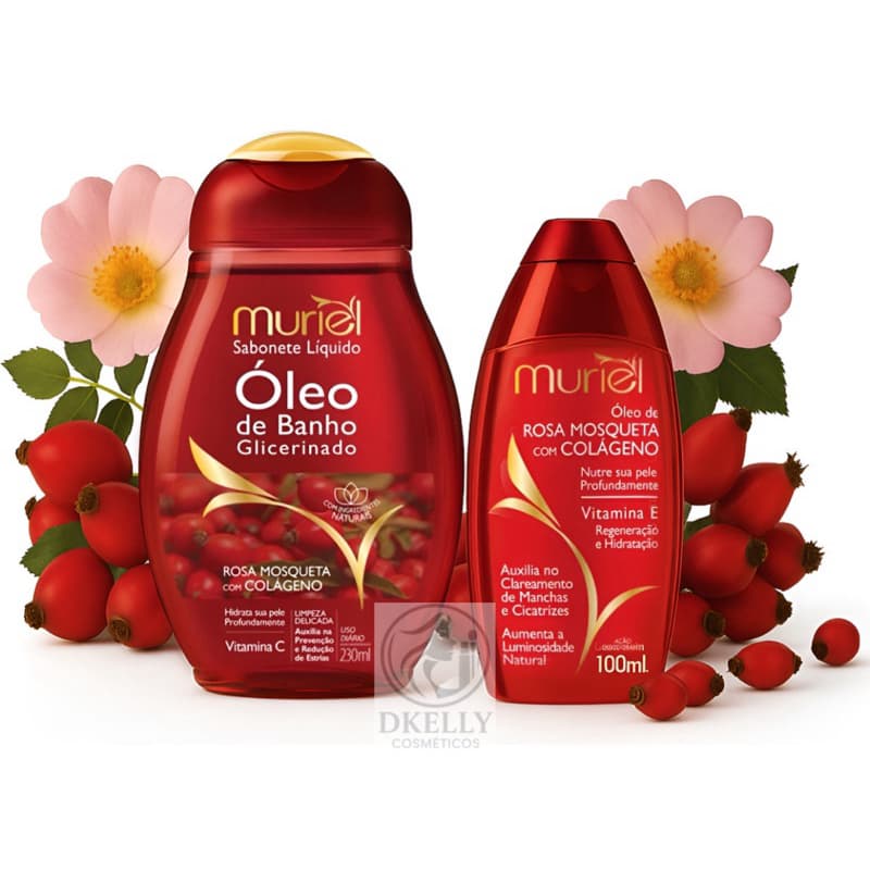 Kit Muriel Sabonete Líquido 230ml + Óleo Corporal 100ml