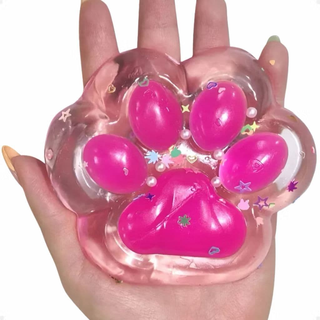 Patinha Gigante Taba Squishy Fidget Anti-stress 15cm x 13cm Cor Aleatória