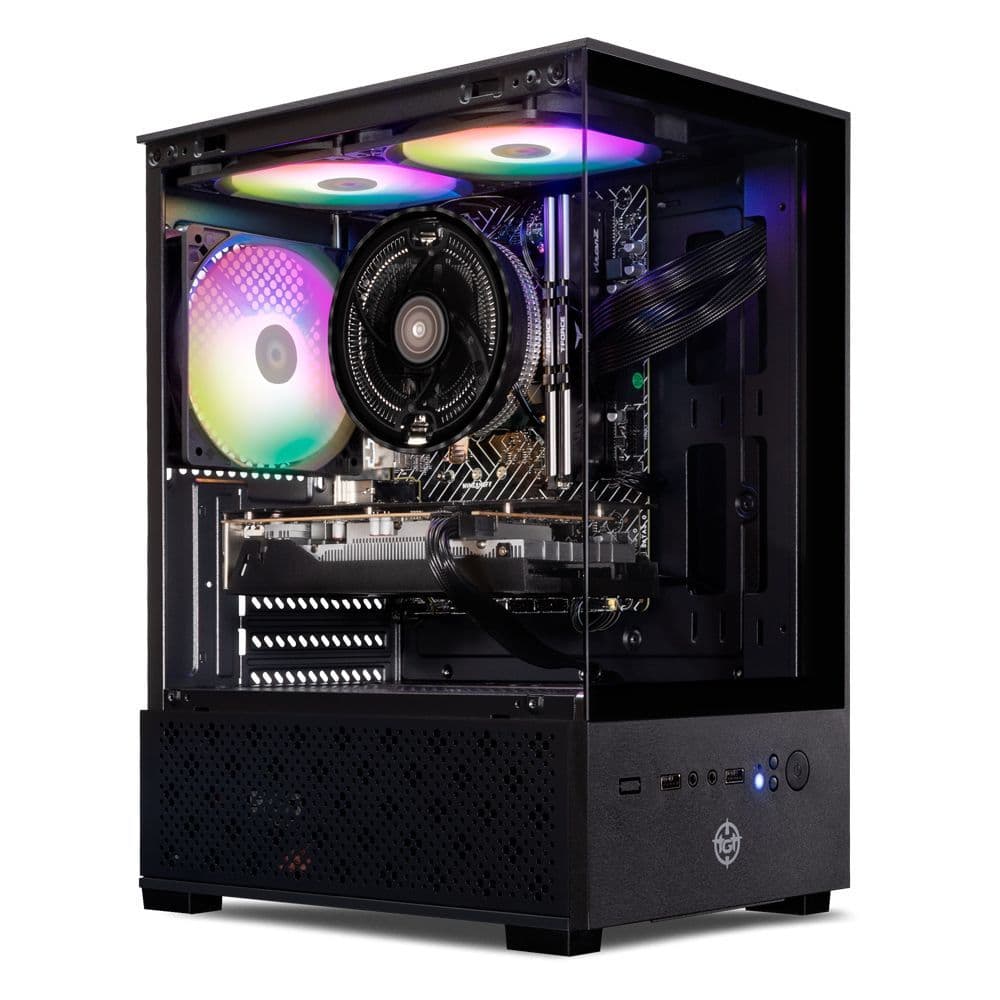 Gabinete Gamer Aquário Lateral e Frente em Vidro Mini-Tower TGT Legion