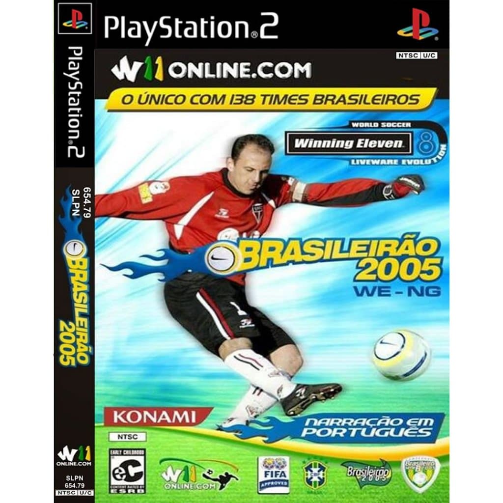 Bomba Patch Brasileirao 2005 138 Clubes - Ps2
