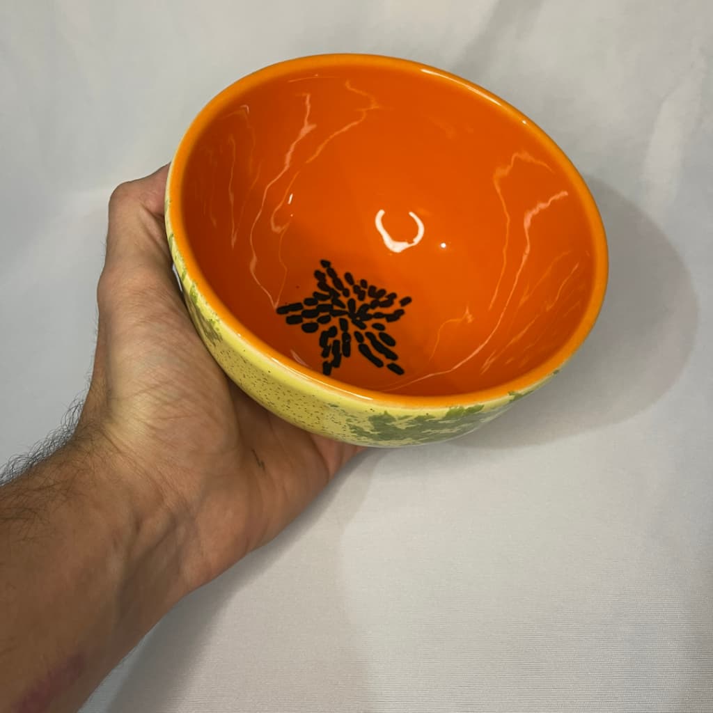 Bowl Tigelas de Cerâmica Frutas Artesanal Ideal para Frutas Sobremesas Doces