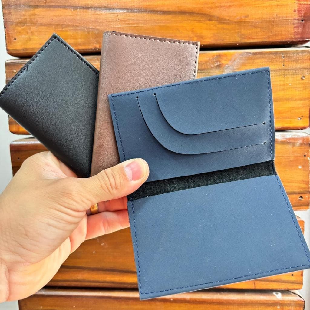 Carteira Porta Cartão Unissex Slim Sintetico Casual Basico Presente Dia a Dia