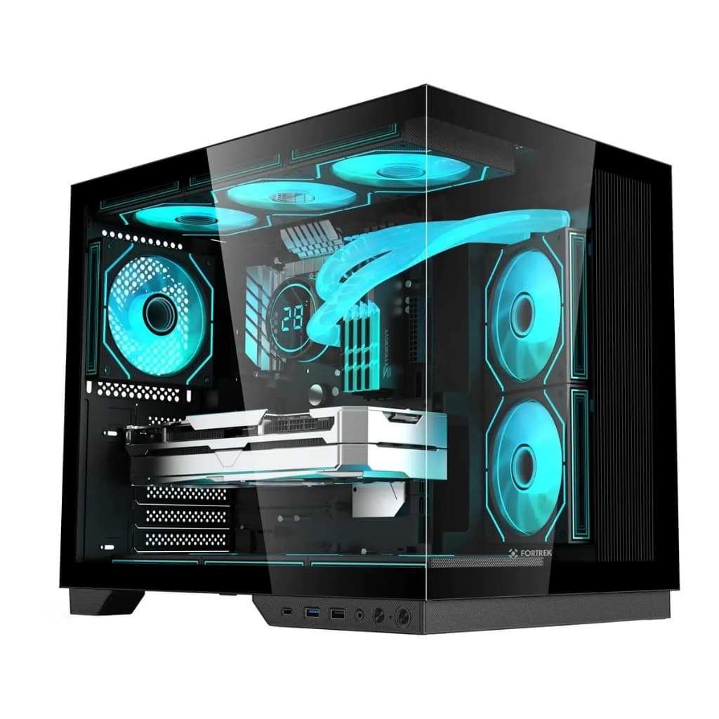 PC GAMER RYZEN 7 5700X, AORUS  ELITE B550M, DDR4 32GB RGB, 1TB, RTX 5060 8GB, WC 360MM, WI-FI