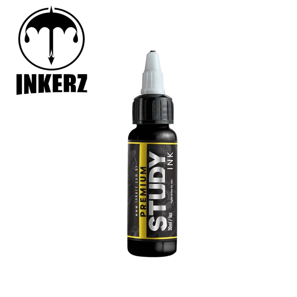 Tinta Estudo Study Ink 30 Ml Preto Tribal Tattoo Aprendiz escolha a sua cor